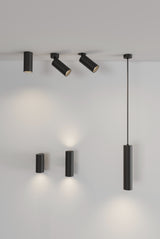 ACB Pipe Empotrable 3986 Negro Texturado, LED COB 12W 3000K 1240lm, CRI90 I, LED integrado E3986000N