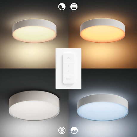 Philips Hue Plafón Enrave blanco White Ambiance 34W 4116031P6 4300lm - imagen 4