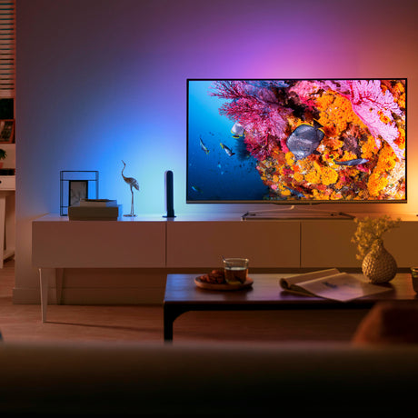 Philips Hue White and Color Ambiance Lámpara de mesa Play blanco RGBW 7W 7820131P7 530lm - imagen 5