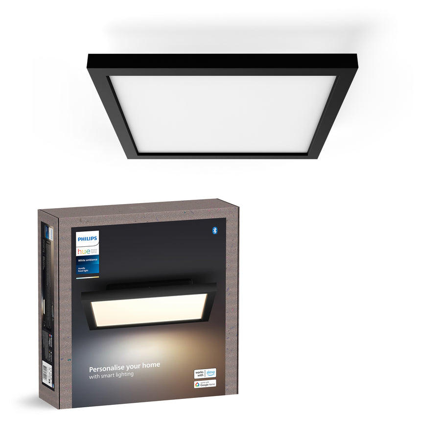 Philips Hue Panel LED Aurelle negro White Ambiance 19W 1940lm 8720169329058
