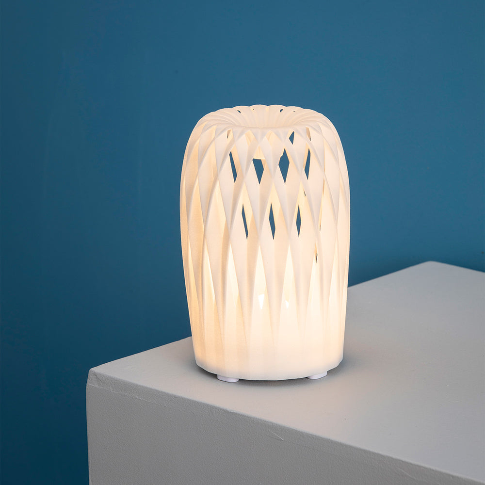 Faro ROSETA Lámpara de mesa exterior portátil LED batería blanca 01201