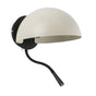 Lámpara de pared aplique Faro Dominica con lector E27 LED beige — ref. 20032-122 (1)