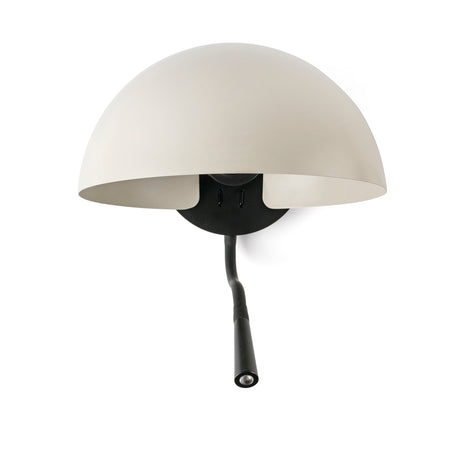 Lámpara de pared aplique Faro Dominica con lector E27 LED beige — ref. 20032-122 (2)