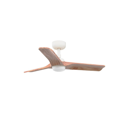 Ventilador de techo con luz Faro Heywood motor DC palas de madera LED pino 2700-6000K CCT Ø90cm 3 33805-1TW