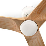 Faro HEYWOOD S Ventilador de techo LED CCT mando madera 33805-1TW