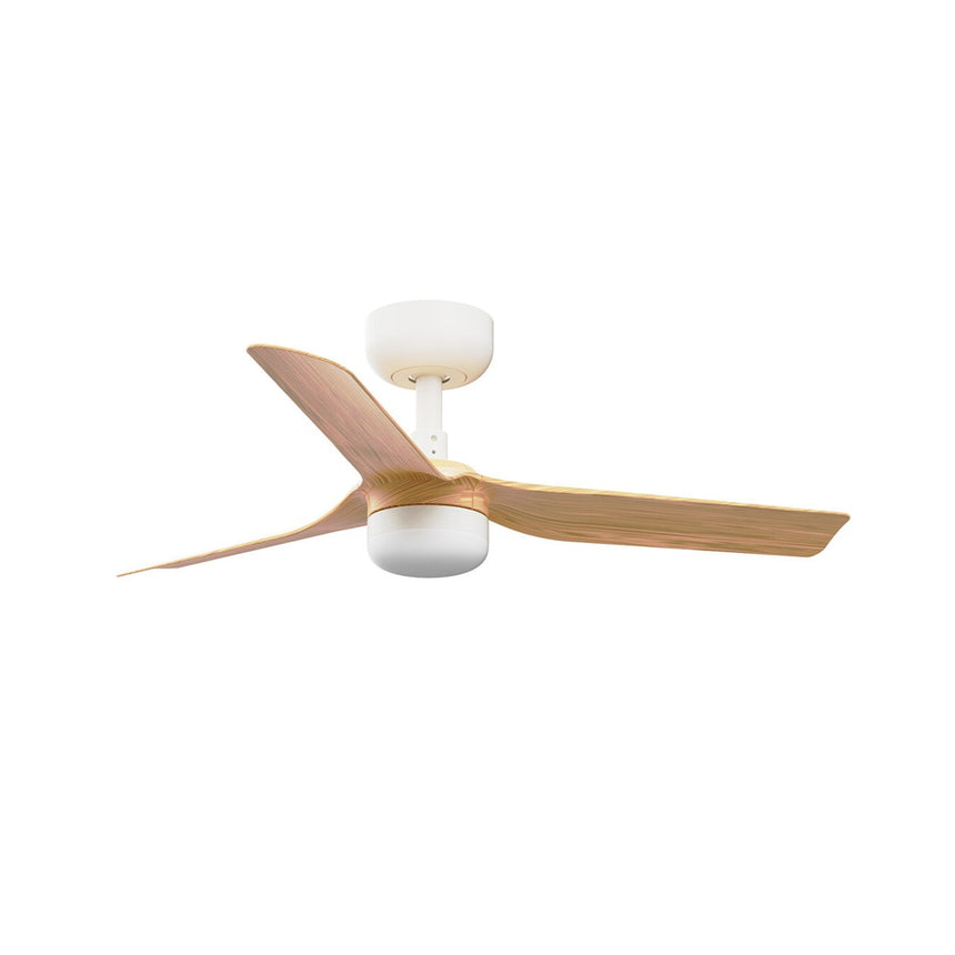 Faro Ventilador techo MINI PUNT 3 palas madera 90cm 10W regulable 33821-1TW