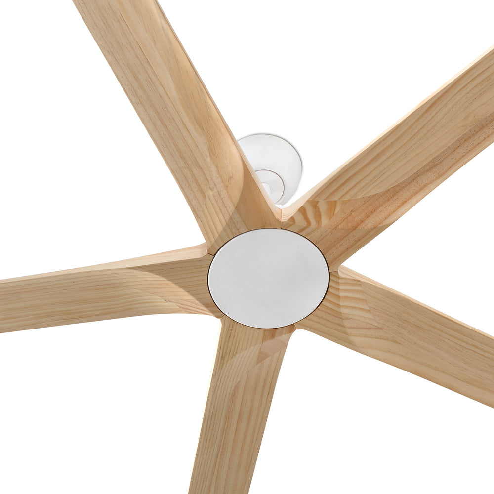 Faro BIGWOOD XL Ceiling Fan 6 Blades White Wood 200cm 34191
