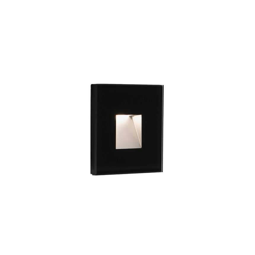 Faro DART SQ Empotrable negra 3000K 70273N