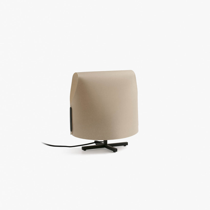 Faro LUANG S Lámpara sobremesa negra/camel 23001-58