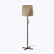 Lámpara de pie salón Faro Luang E27 camel 23003-60