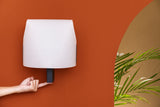 Faro LUANG Lámpara aplique negro/beige 23004-57