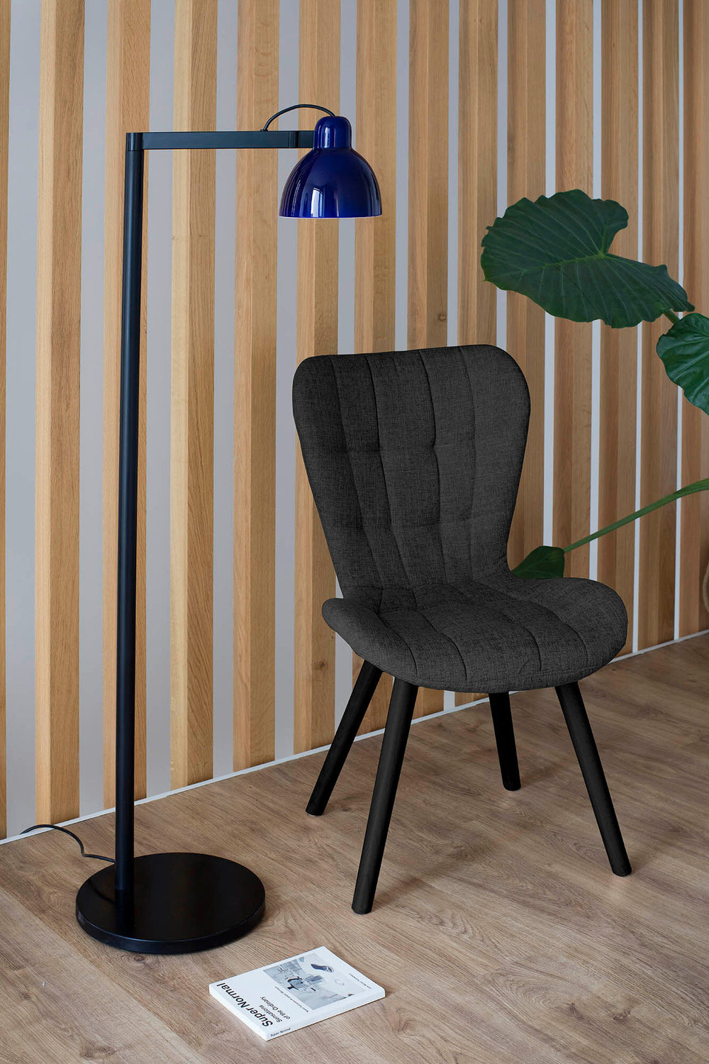 Faro VENICE Lámpara pie de salón azul cobalto 64275-115