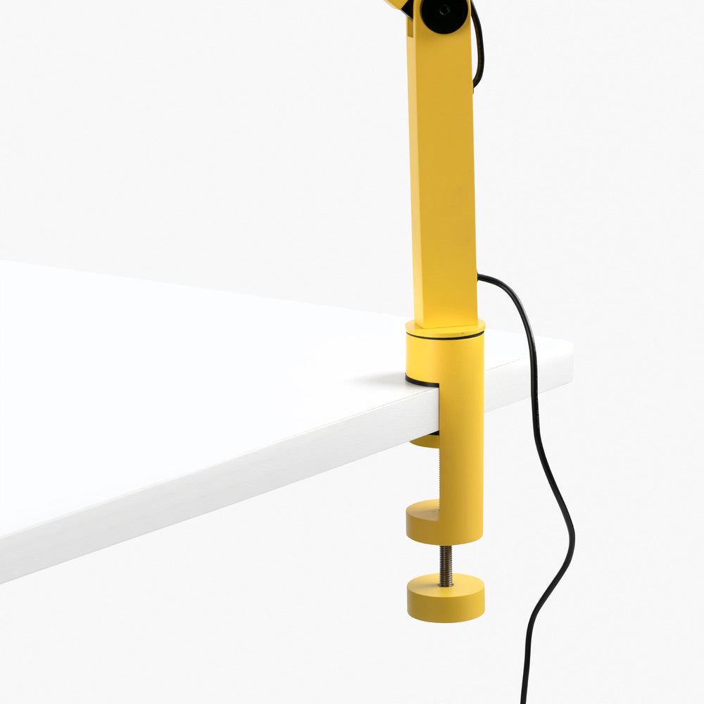 Lámpara de mesa flexo Faro Inviting de pinza LED 2700-4800K amarillo — ref. 57317 (2)