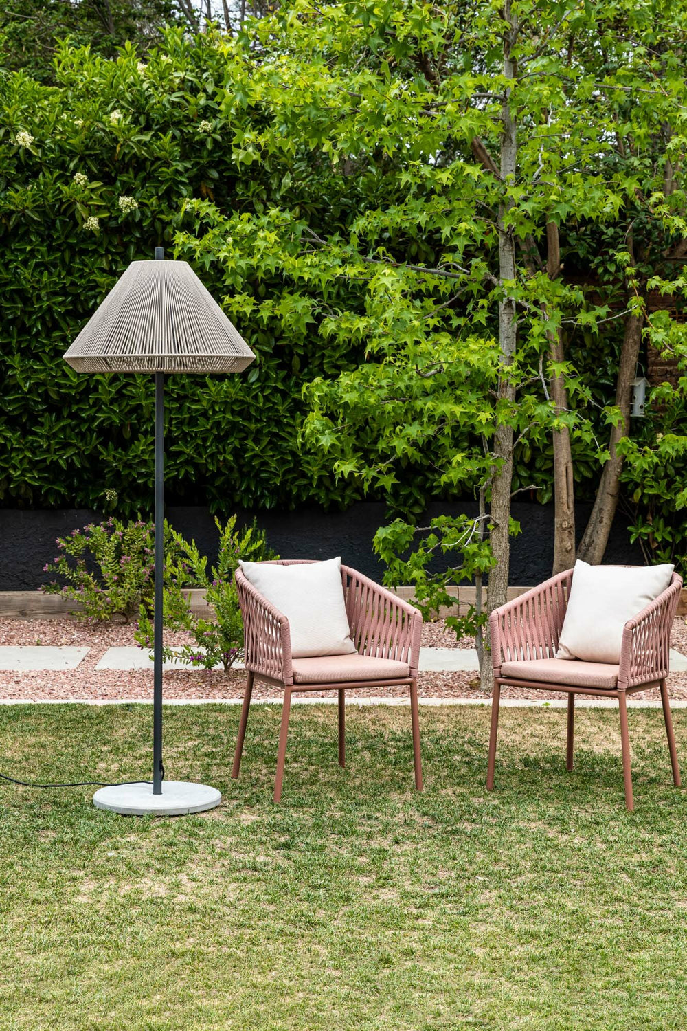 Faro SAIGON OUT 1950 C70 Lámpara de pie gris/beige 71569-09