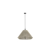 Faro SAIGON OUT C70 Lámpara colgante gris y beige cone cap 71579C-09