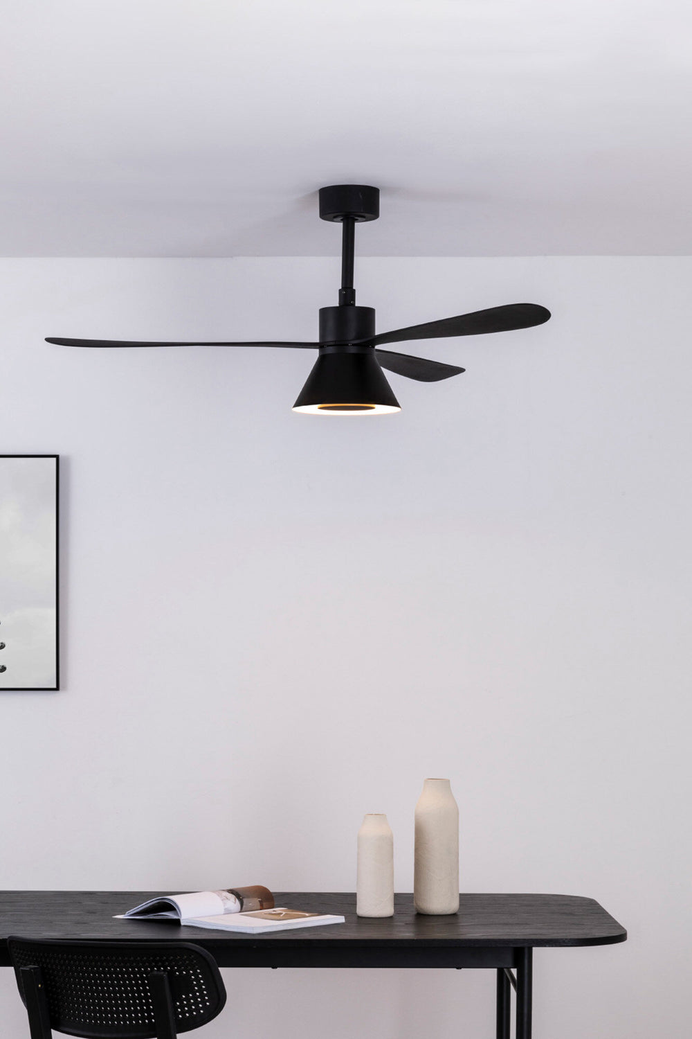 AMELIA L CONE LED Headlight Black Fan 33761-23