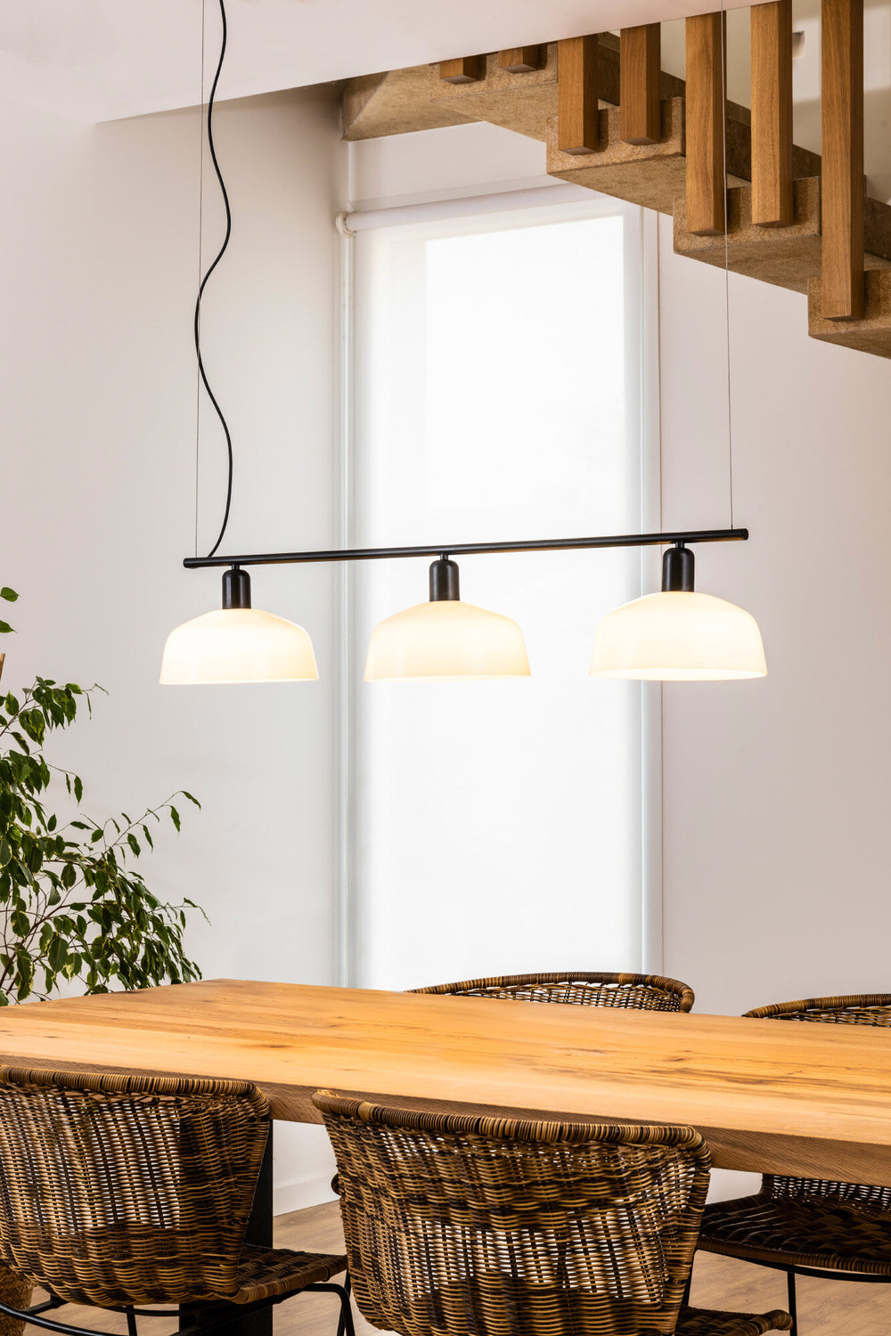 Faro TATAWIN M Lámpara colgante lineal blanco 20338-119