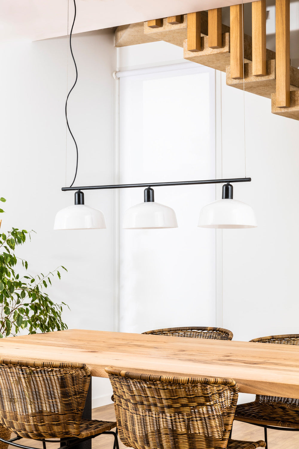 Faro TATAWIN M Lámpara colgante lineal blanco 20338-119