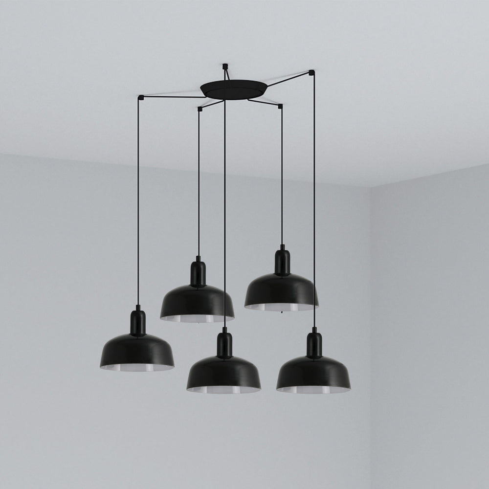 TATAWIN S 5-Light Pendant Light Black 20340-117-5L