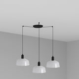 Faro TATAWIN M 3 luces Lámpara colgante blanco 20340-119-3L