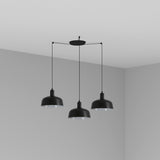 Faro TATAWIN M 3 luces Lámpara colgante negro 20340-120-3L