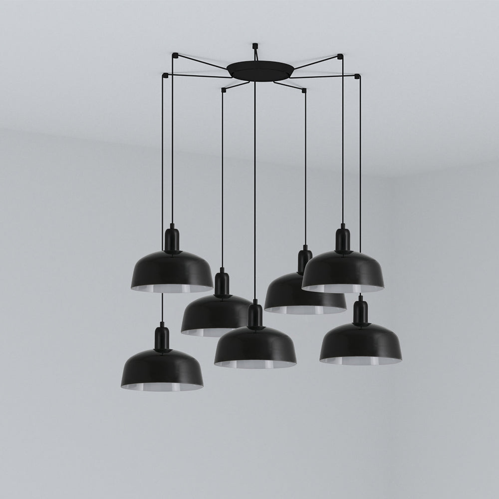 TATAWIN M 7-Light Pendant Light Black 20340-120-7L