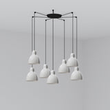 Faro VENICE 7 luces Lámpara colgante blanca 64255-111-7L