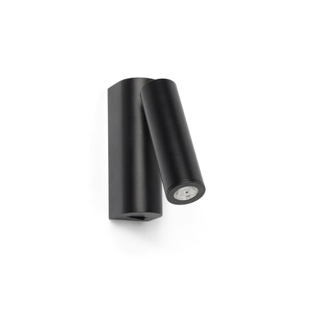 Lámpara de pared aplique Faro Rob con lector LED 3000K negro mate — ref. 68509 (1)