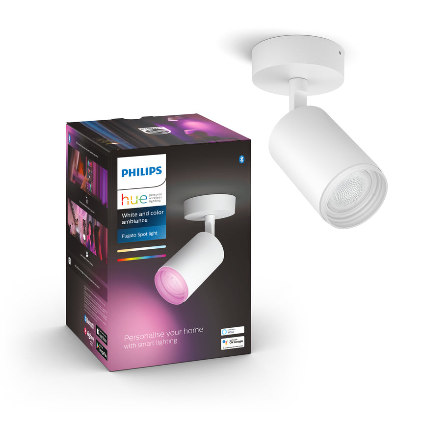 Philips Hue White and Color Ambiance Foco Fugato blanco RGBW 4,2W 400lm 8720169319691