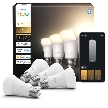 Philips Hue White Bombilla 4 luces White 7W 810lm 8721103095725
