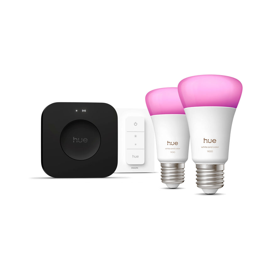 Philips Hue White and Color Ambiance Kit de inicio negro RGBW 5W 1100lm (4 uds) 8720169374683 - vista alternativa