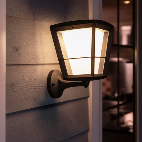 Philips Hue White and Color Ambiance Aplique de pared Econic negro RGBW 15W IP44 1743930P7 - imagen 3