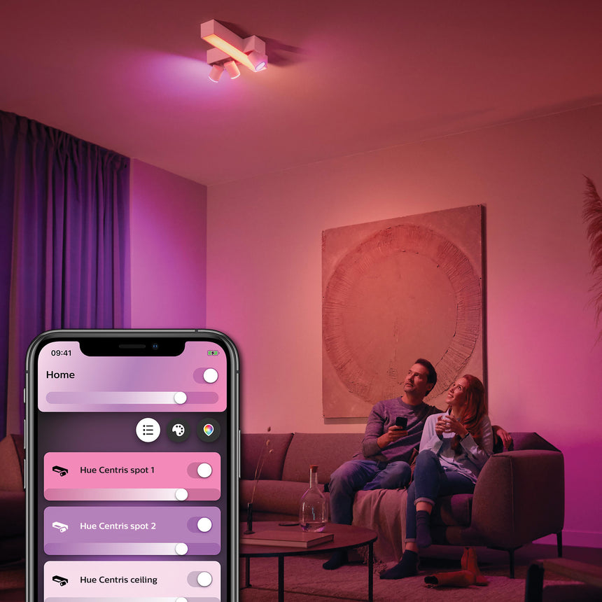 Philips Hue White and Color Ambiance Foco Centris blanco RGBW 25W 5060831P7 350lm - imagen 3