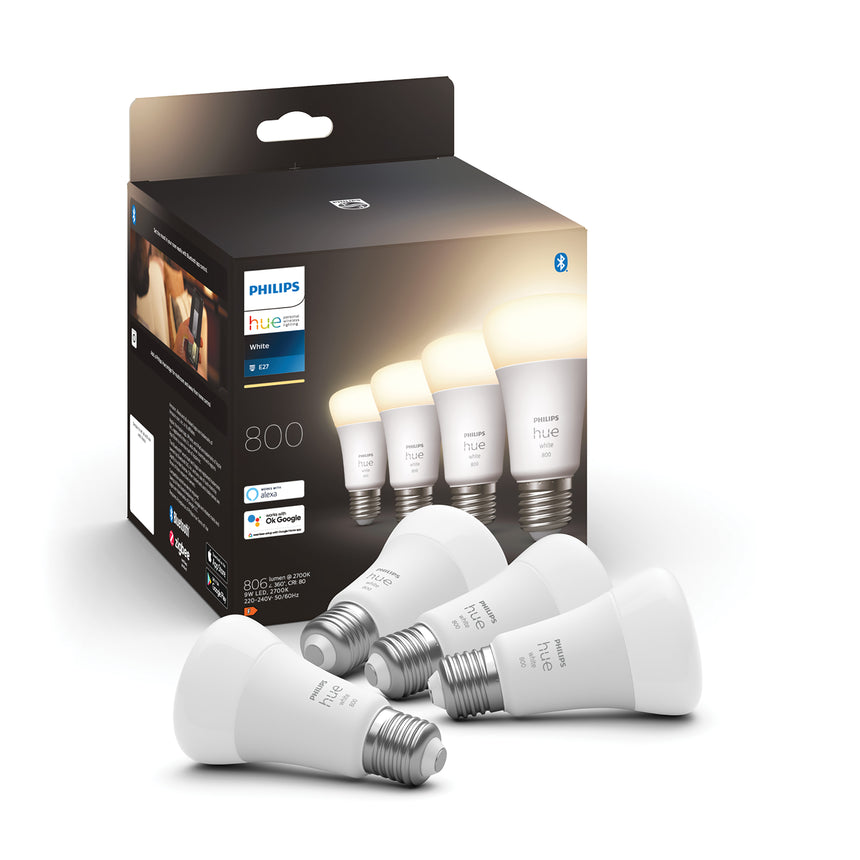 Philips Hue Bombilla 4 luces White Ambiance 9W 800lm 31914100