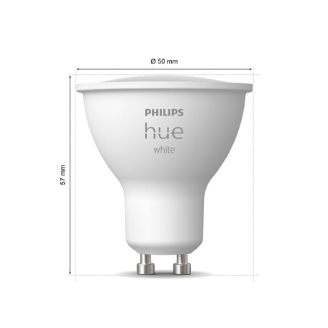 Philips Hue White Bombilla dicroica 2 luces White GU10 4,2W 400lm 8720169230231 - imagen 8
