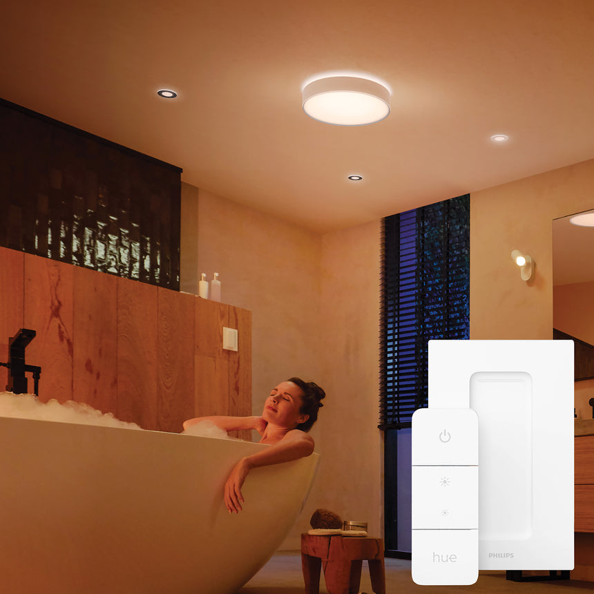 Philips Hue Plafón Devere blanco White Ambiance 34W 6500K IP44 4116631P6 4300lm - imagen 6