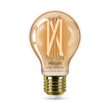Bombilla de filamento Philips WiZ ámbar A60 7W E27 640lm 372023