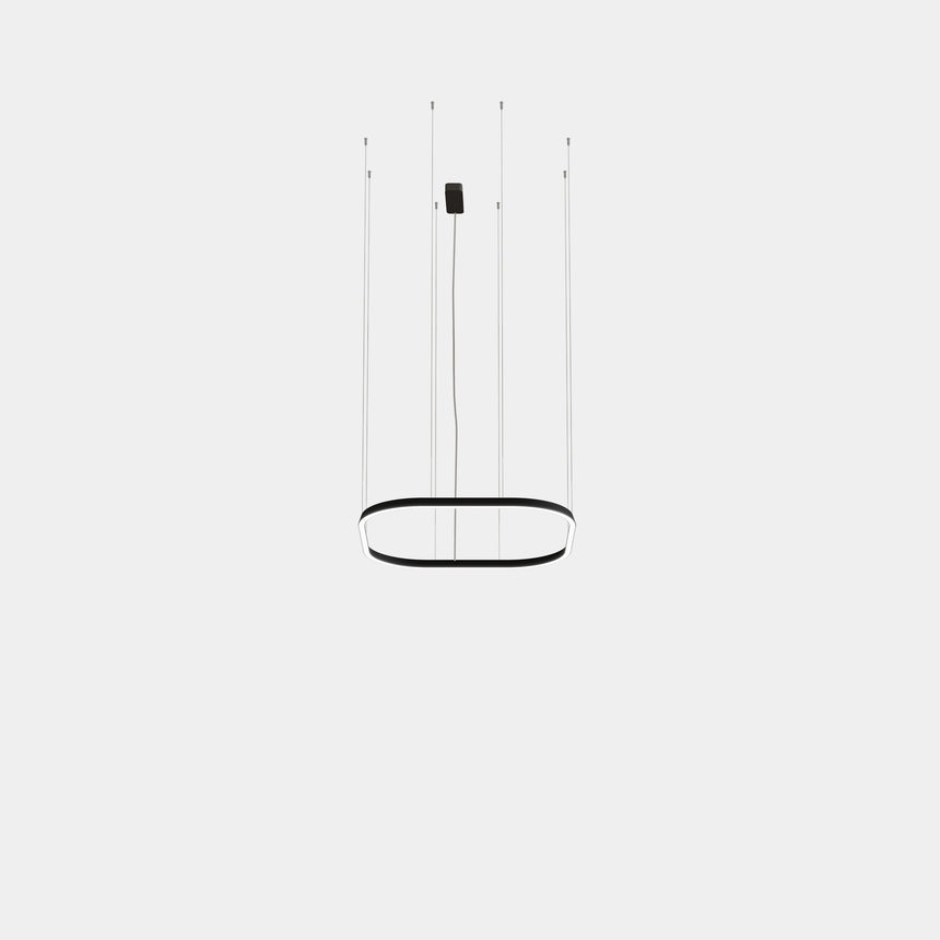 Lámpara de techo colgante LedsC4 Geometric Square Surface 1000x1000mm grande QS4Z-00V9AZDU05