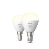 Philips Hue White Bombilla esférica White E14 6W 470lm 35677100 - vista alternativa