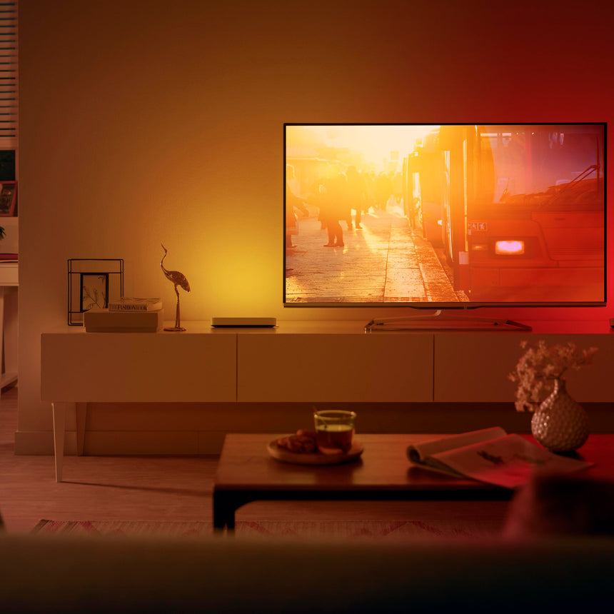 Philips Hue White and Color Ambiance Lámpara de mesa Play blanco RGBW 7W 7820131P7 530lm - imagen 6