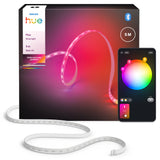 Philips Hue White and Color Ambiance Tira LED flux ledstrip blanco RGBW 20W 8721103088017
