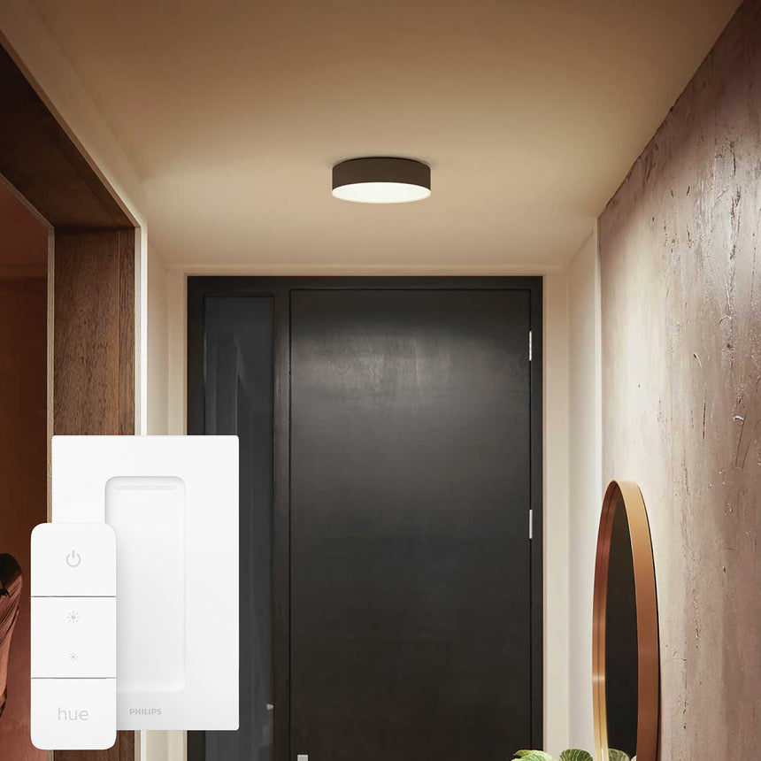 Philips Hue Plafón Enrave negro White Ambiance 19W 4115930P6 2450lm - imagen 6