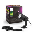 Philips Hue White and Color Ambiance Foco de jardín Lily negro RGBW 8W IP65 1742893P7 590lm