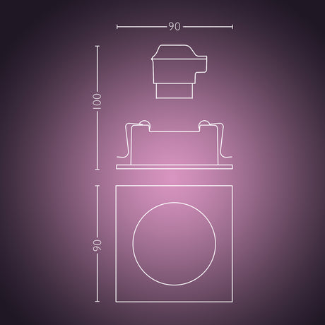 Philips Hue White and Color Ambiance Empotrable centura plata RGBW 6W 871951433880700 350lm - imagen 7