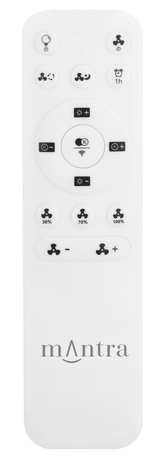 Mantra Tibet Mini Ventilador Plafón LED 70W blanco 7804