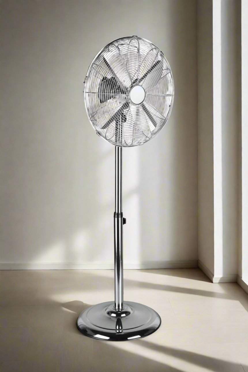 Trio Ystad Ventilador de metal cromo R037-06