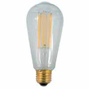 Mantra Bombilla E27 LED E27 8W 2200K 800lm ST64 transparente R09206
