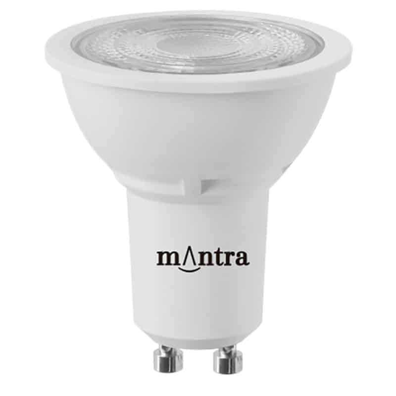 Mantra Bombilla LED GU10 7W 4000K 570lm blanco R09256