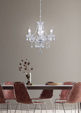 Plafón de techo Trio Lüster LED cromo 2700K Ø46cm R11073000