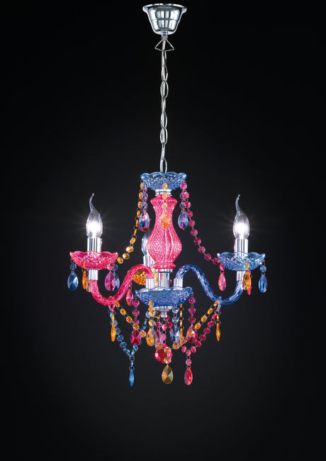 Plafón de techo Trio Lüster LED cromo 2700K Ø46cm R11073017